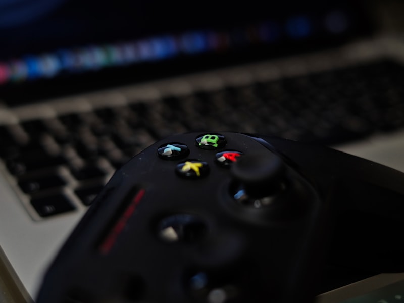 Retro console close-up